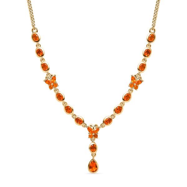 AA Salamanca Feueropal Halskette, 45 cm - 2,37 ct. image number 0