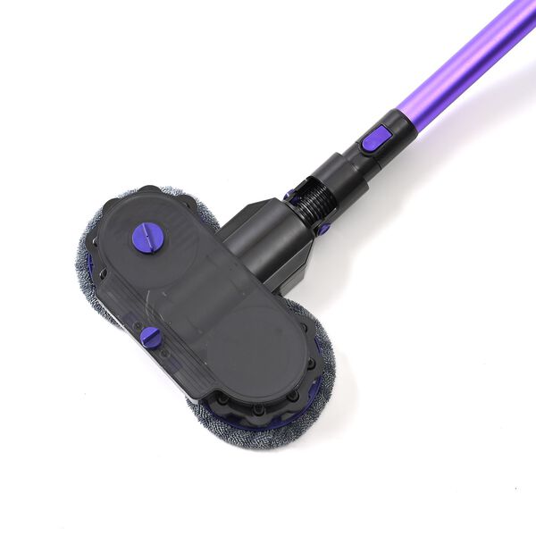 Multifunktionaler kabelloser Staubsauger, 2 in 1 Stiel und Handstaubsauger, 110x25x17 cm, Lila image number 5