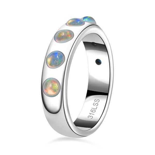 Nat&uuml;rlicher, &auml;thiopischer Welo Opal-Ring - 0,60 ct. image number 6