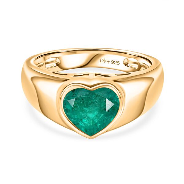 D'Joy Smaragd Triplett Quarz Ring - 2,18 ct.