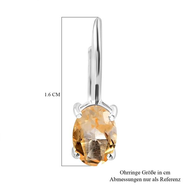Citrin-Ohrringe, 925 Silber ca. 1,50 ct image number 5