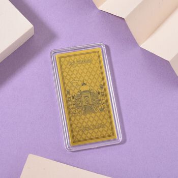 Ein Hauch von Luxus- 999er Goldplatte Taj Mahal