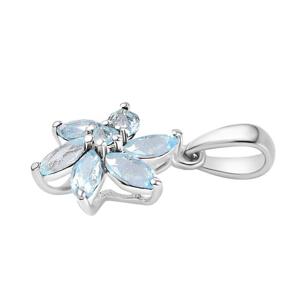 Himmelblauer Topas-Anhänger - 1,01 ct. image number 4