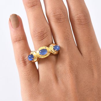 D'Joy Aurora Mondstein und Zirkon Ring - 3,27 ct.