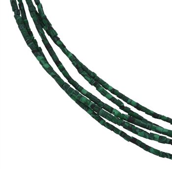 Synthetische Malachit Halskette, 45 cm - 77,50 ct.