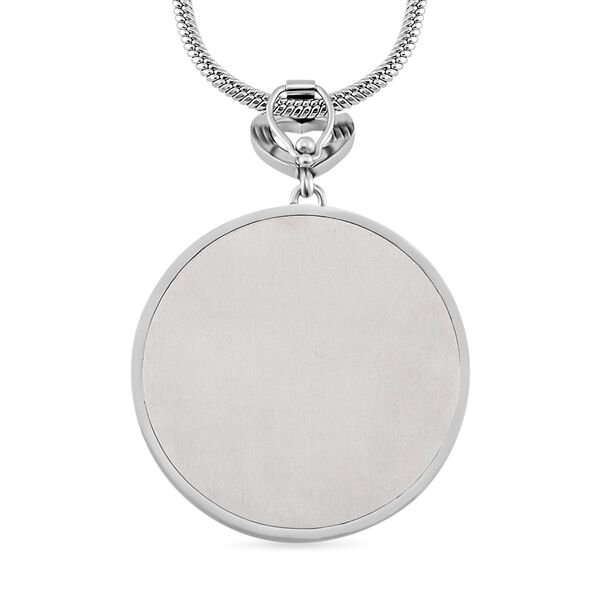 Blauer Anhänger im Murano-Stil mit Kette, 60-71cm image number 6