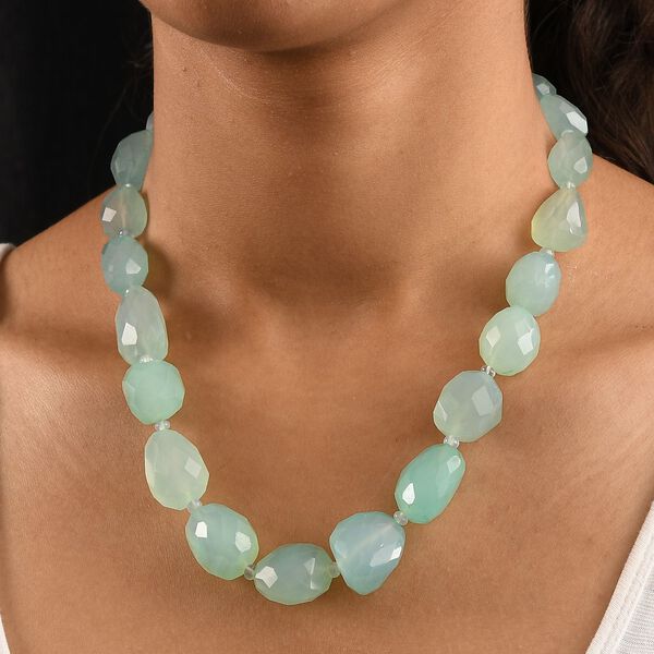 Chalzedon 45cm Halskette - 484 ct. image number 2