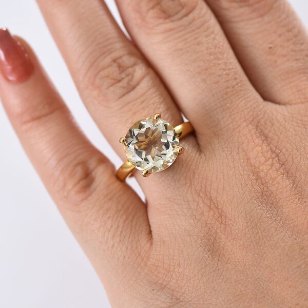 D&rsquo;Joy AA Prasiolith und Zirkon Ring - 6,18 ct. image number 2