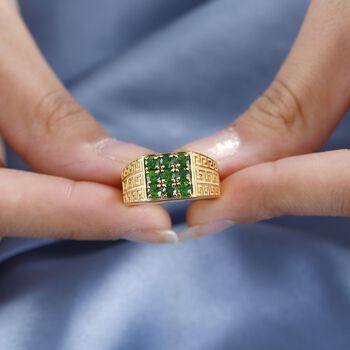 Nat&uuml;rlicher Chromdiopsid-Ring - 1,23 ct.