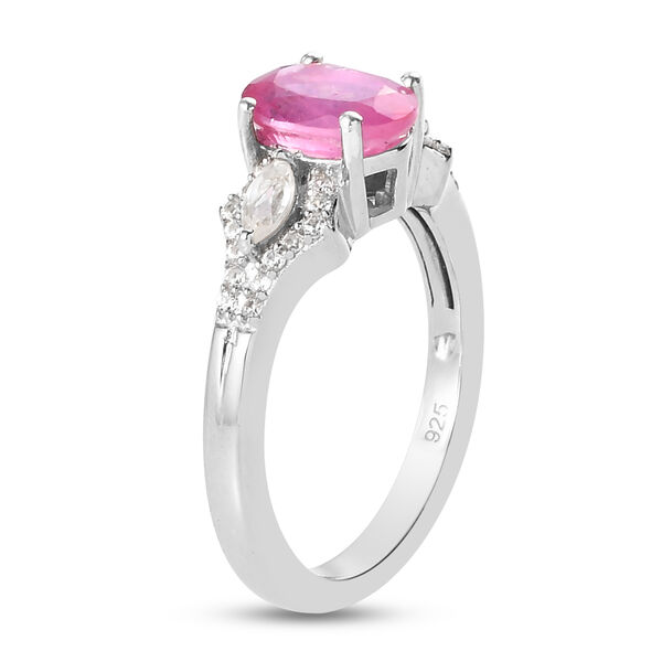 Premium Ilakaka Rosa Saphir und Zirkon-Ring - 2,24 ct. image number 5