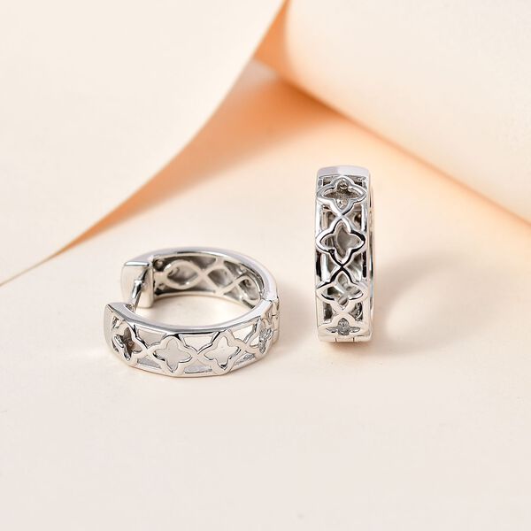 Moissanit Ohrringe - 0,21 ct. image number 6