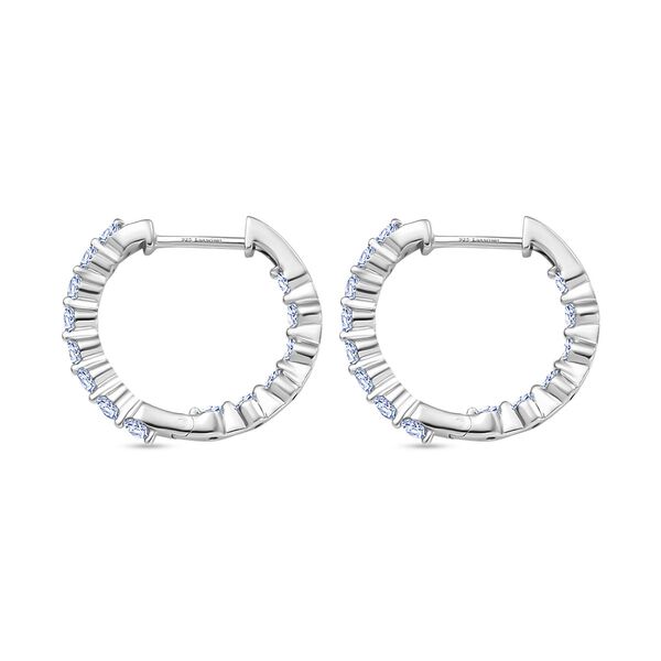 LUXURIANT SGL zertifizierte SI-GH Labor Diamant Ohrringe - 1 ct. image number 5