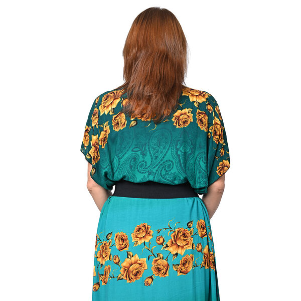 Breiter Stretch G&uuml;rtel mit Metall Schnalle, Einheitsgr&ouml;&szlig;e Schwarz image number 3