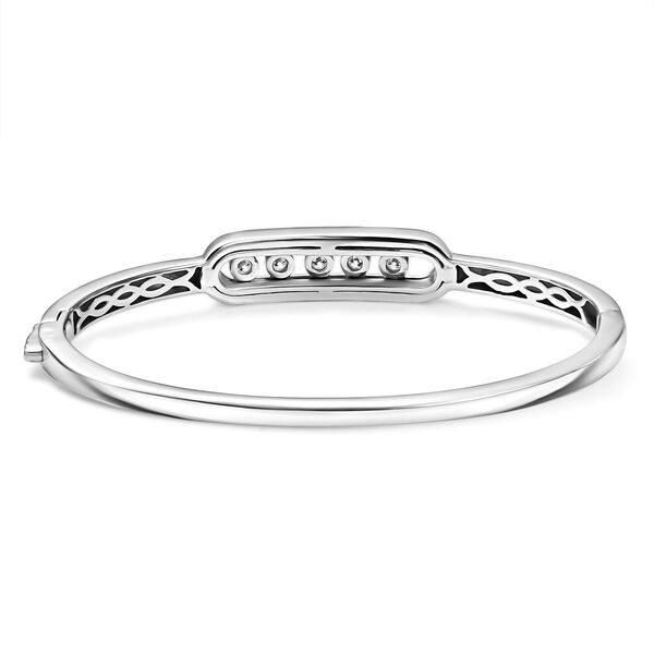 Moissanit Armreif, 19 cm - 0,80 ct. image number 5