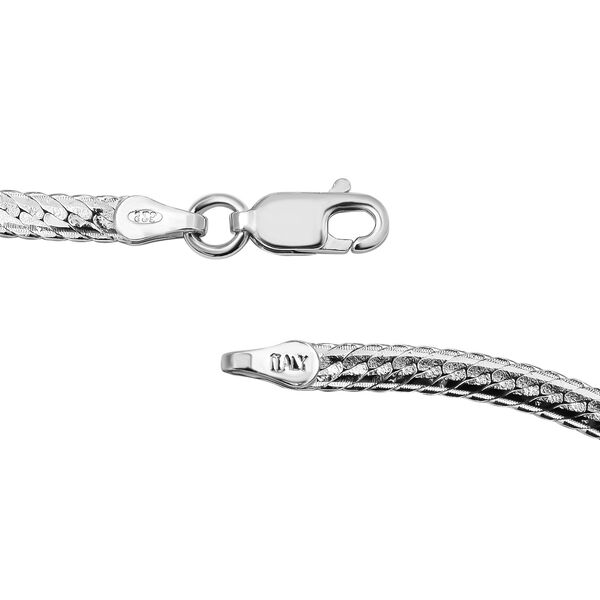 Fischgr&auml;t Armband, 925 Silber, ca.19 cm, ca. 3,51g image number 3