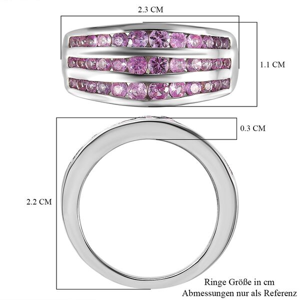 Premium Rosa Saphir Ring - 1,53 ct. image number 7