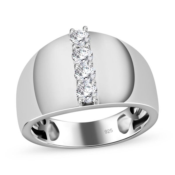 Moissanit Ring - 0,43 ct. image number 4