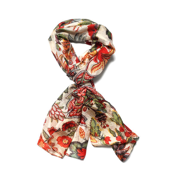 2er Set Luxus 100% Seidenschal und Tigerauge Chakra-Armband image number 11