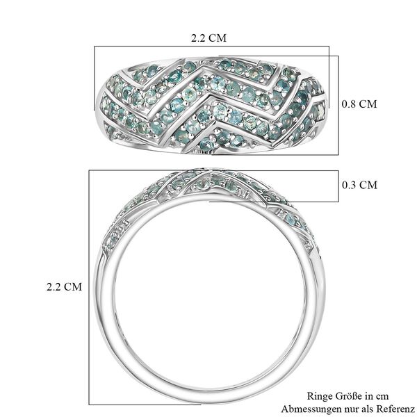D'Joy Alexandrit Ring 925 Silber rhodiniert (Gr&ouml;&szlig;e 16.00) ca. 0,69 ct image number 7