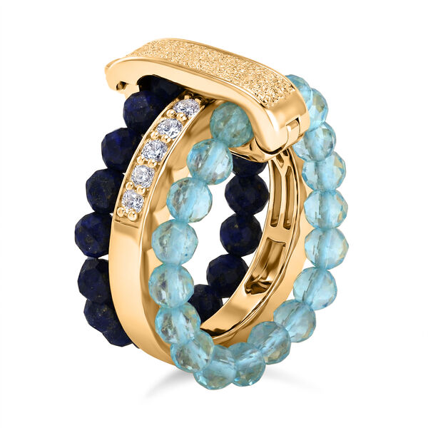 EverTrue Zirkonia, Apatit und Lapislazuli Ring image number 4