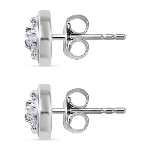 LUXURIANT DIAMOND- SI-GH Labor Diamant Ohrringe, 925 Silber rhodiniert - 0,50 ct. image number 4