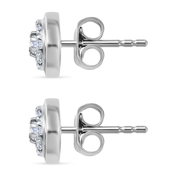 LUXURIANT SI-GH Labor Diamant Ohrringe, 925 Silber rhodiniert - 0,50 ct. image number 4