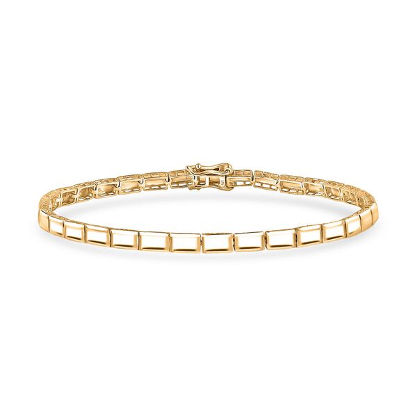 SHOPLC EXKLUSIVE ANGEBOT - 375 Gold Barren Armband ca. 19 cm