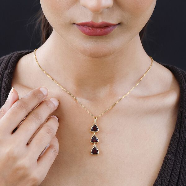 Nat&uuml;rlicher Mosambik Granat-Anh&auml;nger - 5,70 ct. image number 2