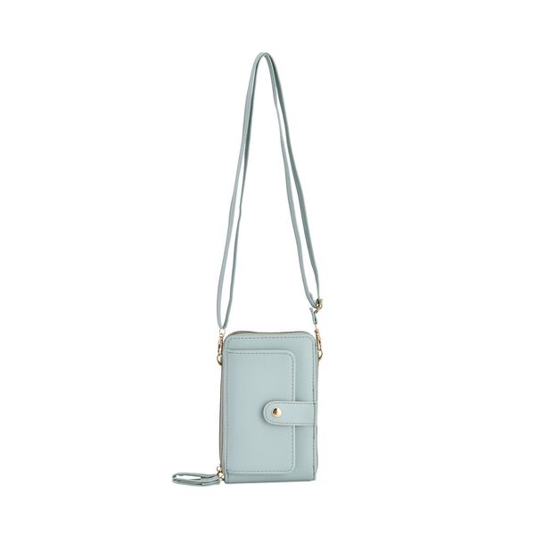 Crossbody Bag mit RFID Schutz, gr&uuml;n