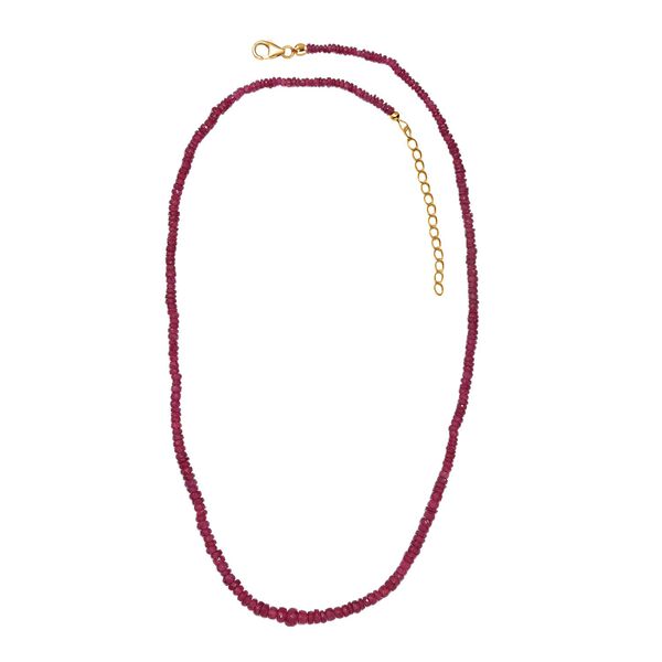 AAA afrikanische Rubin Halskette, 45+5 cm - 62 ct. image number 3