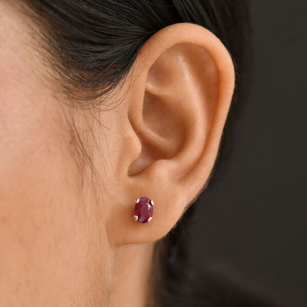 AA afrikanische Rubin Ohrringe - 2,67 ct. image number 3