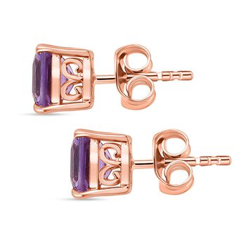 D'Joy AAA Rose De France Amethyst Ohrringe - 3,26 ct.