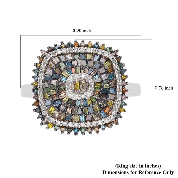 Mehrfarbiger Diamant-Ring - 1 ct. image number 6