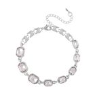 Weißes Kristall Armband, ca. 19 cm
