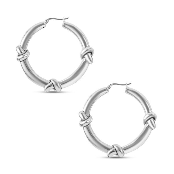 Elektroform Liebesknoten Creolen image number 2