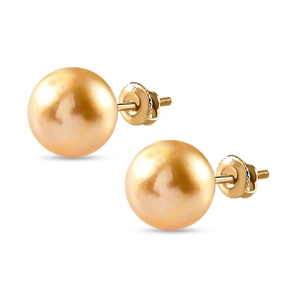 ILIANA AAA goldene S&uuml;dseeperlen-Ohrringe image number 7