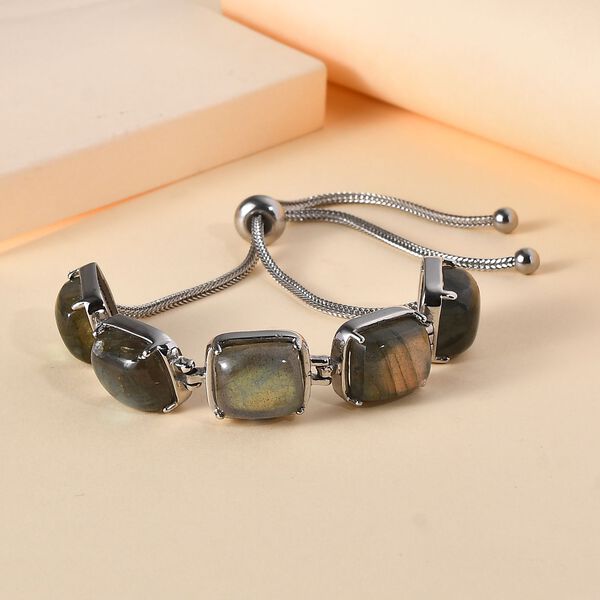 Labradorit Armband, 26.67 cm - 39,55 ct. image number 2