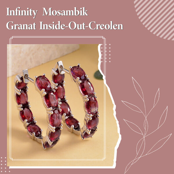 Infinity Mosambik Granat Inside-Out-Creolen image number 5