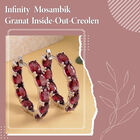 Infinity Mosambik Granat Inside-Out-Creolen image number 4