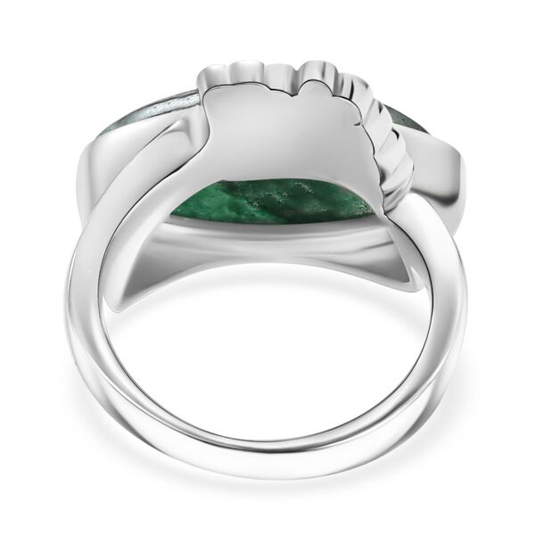 Grüner Aventurin-Ring - 7,07 ct. image number 6