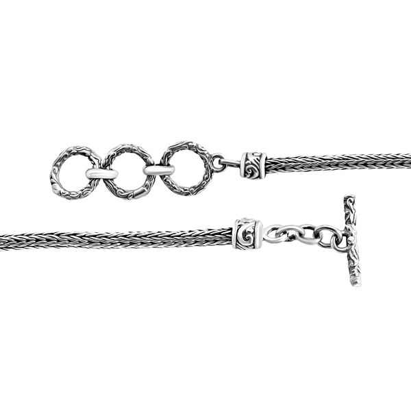 Royal Bali Kollektion- Verde Onyx Armband, 19cm - 20,96 ct. image number 4