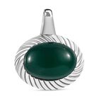 Verde Onyx Anhänger Edelstahl ca. 7.15 ct