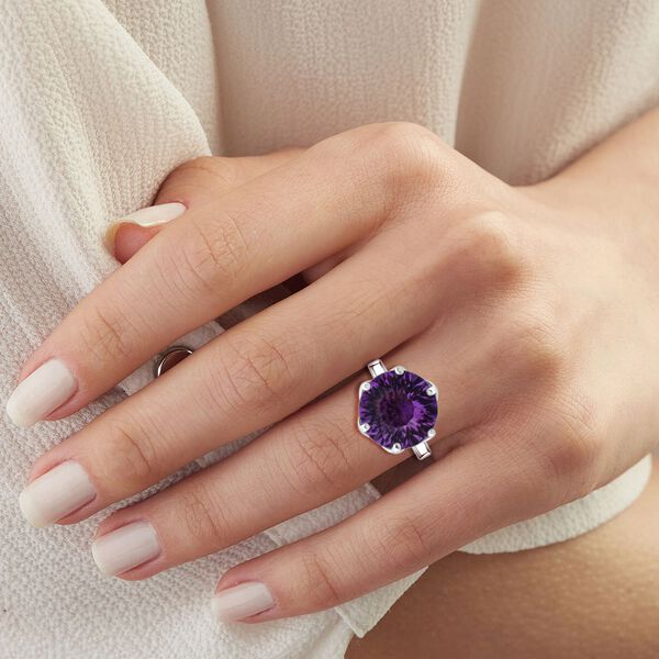 Afrikanischer Amethyst Ring - 6,30 ct. image number 2