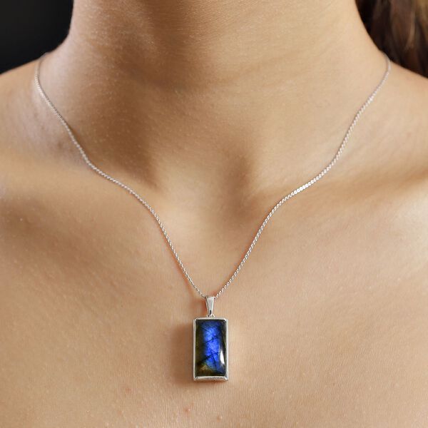 Labradorit Anhänger - 11,46 ct. image number 3