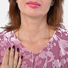 LA MAREY langärmeliges Top aus weichem Samt, Größe XL, Blush Rosa image number 3