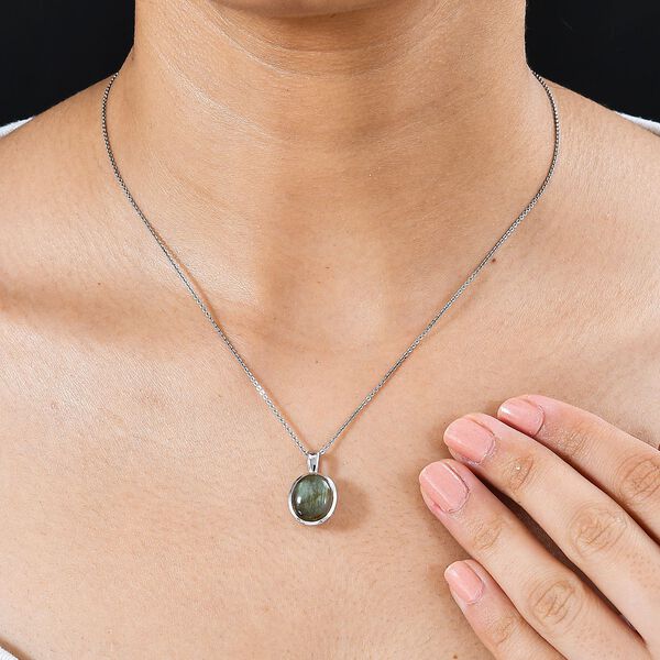 AA Labradorit Anhänger - 5,73 ct. image number 4