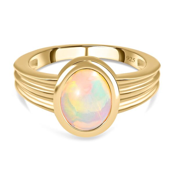 Nat&uuml;rlicher, &auml;thiopischer Welo Opal-Ring - 1,77 ct.