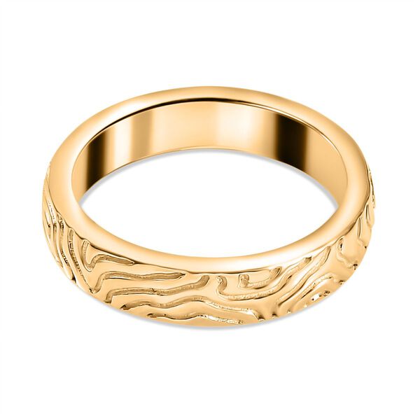 Gravierter Ring, 925 Silber 750 Gelbgold Vermeil, (Gr&ouml;&szlig;e 18.00) ca. 5,36g image number 6