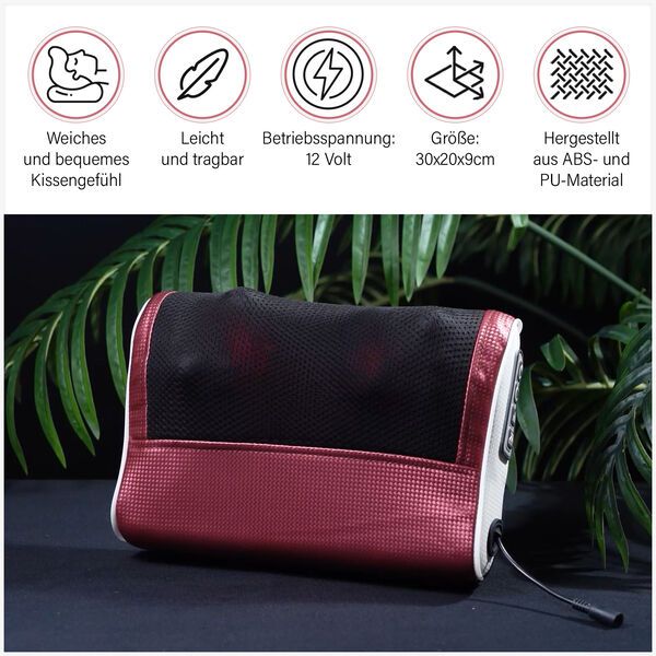 Tragbarer Nackenmassager mit LED-Heizung image number 6