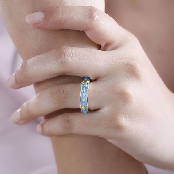 Himmelblauer Topas Ring - 6,20 ct. image number 3